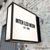 The Peckham' - Light Box with black border